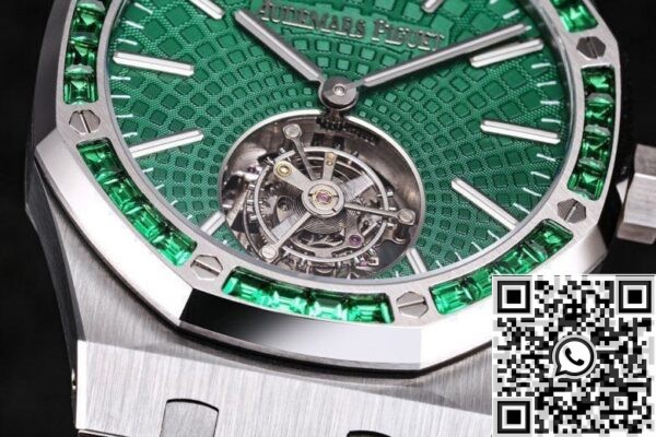 Audemars Piguet Fake - Royal Oak Green Dial Tourbillon