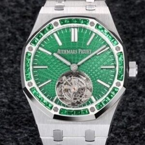 Audemars Piguet Fake - Royal Oak Green Dial Tourbillon