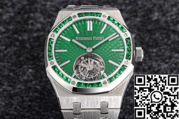 Audemars Piguet Fake - Royal Oak Green Dial Tourbillon