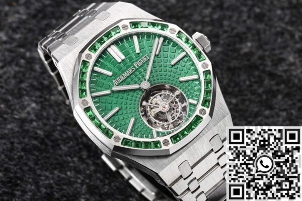 Audemars Piguet Fake - Royal Oak Green Dial Tourbillon