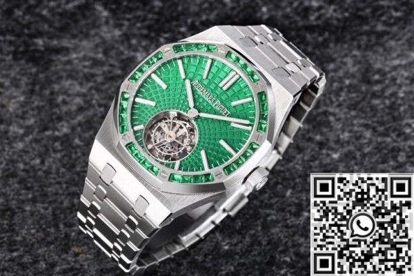 Audemars Piguet Fake - Royal Oak Green Dial Tourbillon