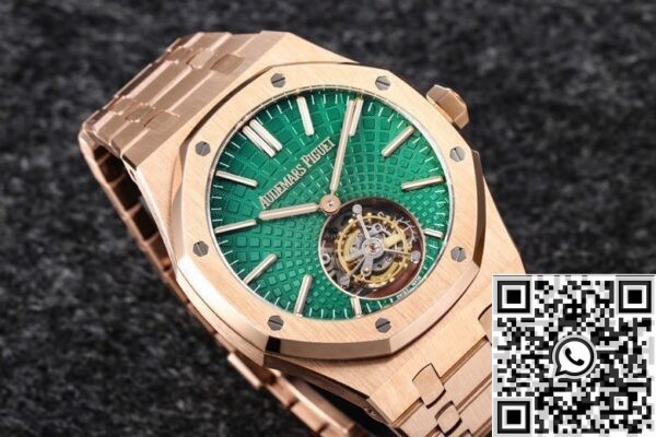 Replica Audemars Piguet - Royal Oak Rose Gold Dial Tourbillon