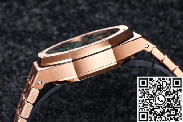 Replica Audemars Piguet - Royal Oak Rose Gold Dial Tourbillon