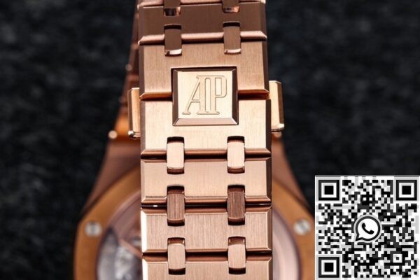 Replica Audemars Piguet - Royal Oak Rose Gold Dial Tourbillon