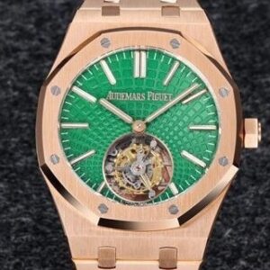 Replica Audemars Piguet - Royal Oak Rose Gold Dial Tourbillon