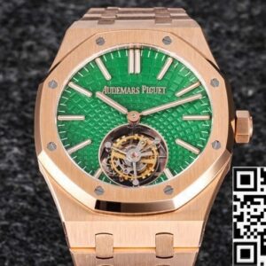 Replica Audemars Piguet - Royal Oak Rose Gold Dial Tourbillon