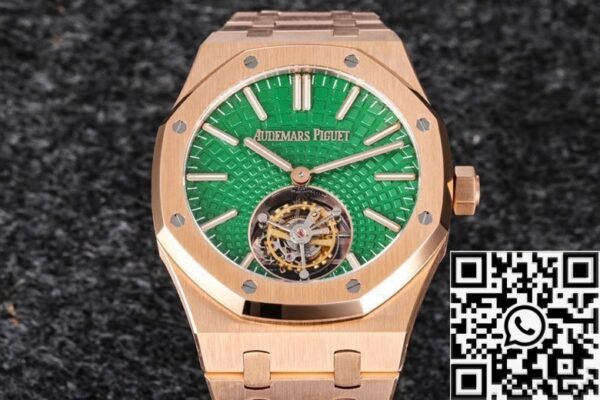 Replica Audemars Piguet - Royal Oak Rose Gold Dial Tourbillon