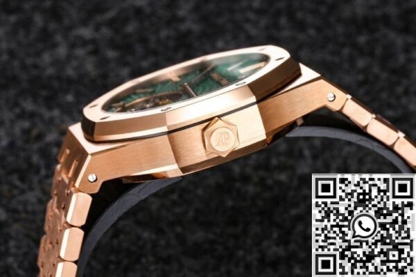 Replica Audemars Piguet - Royal Oak Rose Gold Dial Tourbillon