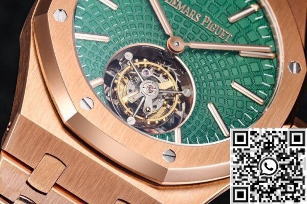 Replica Audemars Piguet - Royal Oak Rose Gold Dial Tourbillon