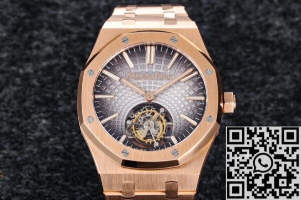 Audemars Piguet Replica - Royal Oak Rose Gold Dial Tourbillon