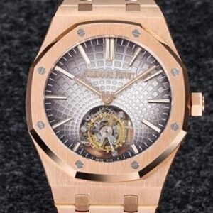 Audemars Piguet Replica - Royal Oak Rose Gold Dial Tourbillon