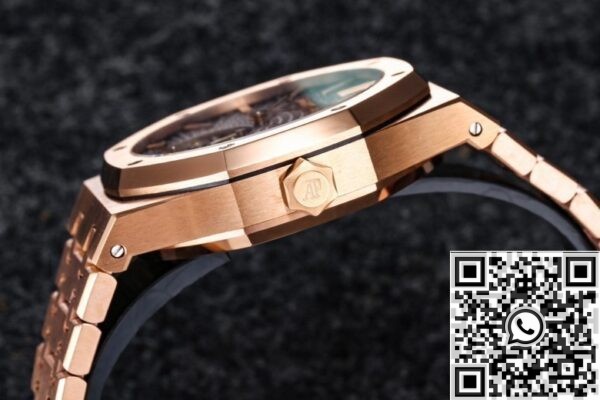 Audemars Piguet Replica - Royal Oak Rose Gold Dial Tourbillon