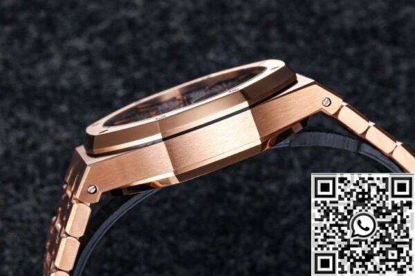 Audemars Piguet Replica - Royal Oak Rose Gold Dial Tourbillon