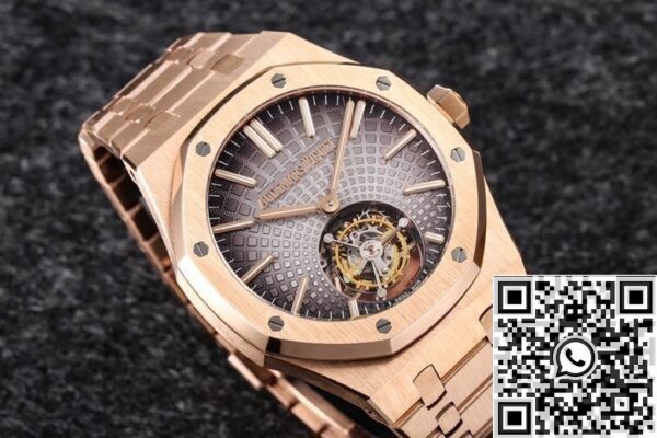 Audemars Piguet Replica - Royal Oak Rose Gold Dial Tourbillon