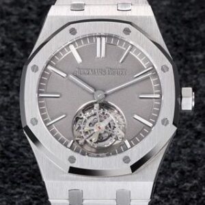 Fake Audemars Piguet -R8 Factory Royal Oak Grey Dial Tourbillon