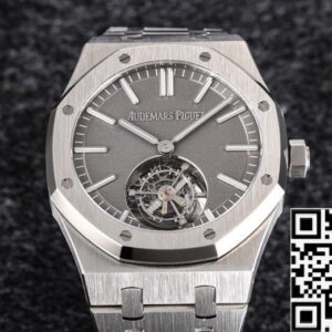 Fake Audemars Piguet -R8 Factory Royal Oak Grey Dial Tourbillon