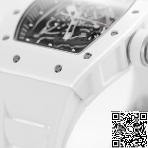 Fake Richard Mille RM055 - KV Factory White Ceramics