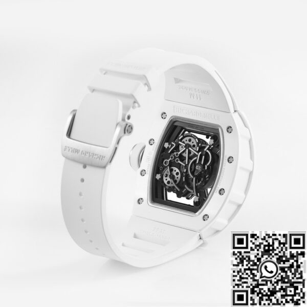 Fake Richard Mille RM055 - KV Factory White Ceramics