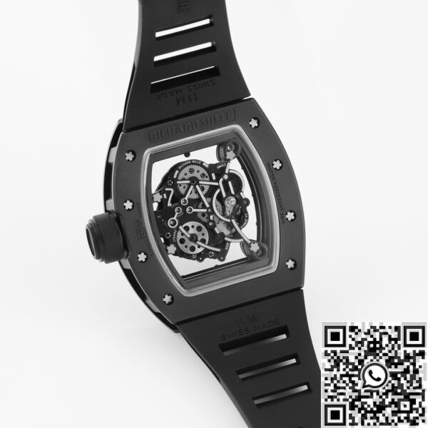 Richard Mille Fake RM055 - KV Factory Black Ceramics