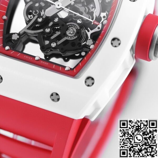 Richard Mille 1:1 Replica RM055 - KV Factory V5 Red Rubber