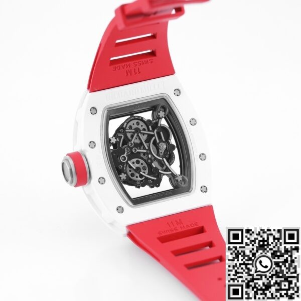 Richard Mille 1:1 Replica RM055 - KV Factory V5 Red Rubber