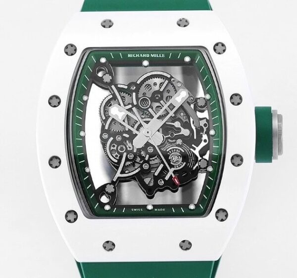 1:1 Replica Richard Mille RM055 - KV Factory V5 Green Rubber