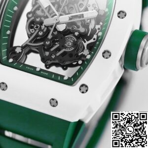 1:1 Replica Richard Mille RM055 - KV Factory V5 Green Rubber