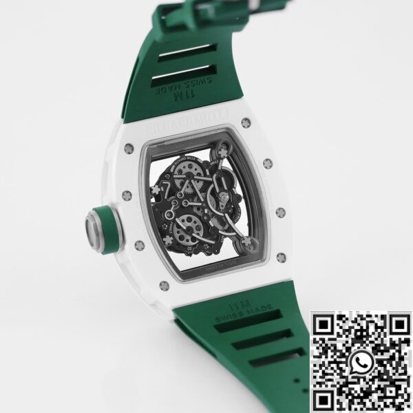 1:1 Replica Richard Mille RM055 - KV Factory V5 Green Rubber