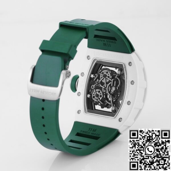 1:1 Replica Richard Mille RM055 - KV Factory V5 Green Rubber