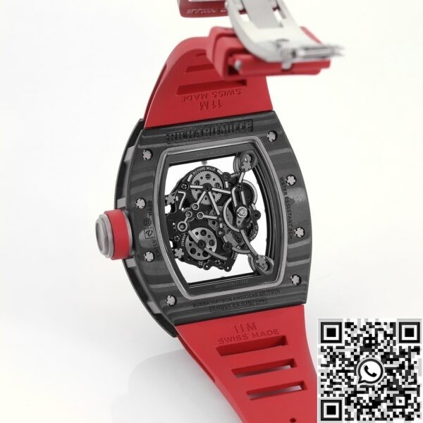 Richard Mille Fake RM055 - KV Factory V5 Carbon Fiber