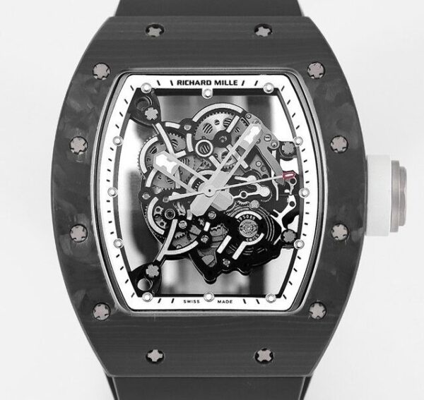 Richard Mille Best Fake RM055 - KV Factory V5 White Dial Case2