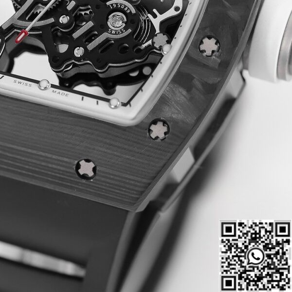 Richard Mille Best Fake RM055 - KV Factory V5 White Dial Case2