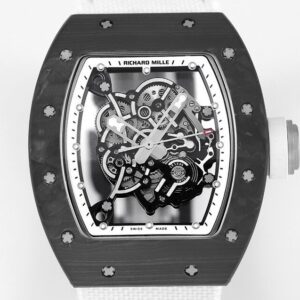 Richard Mille Fake Watches KV Factory - RM055 V5 White Nylon