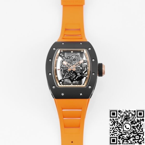 Richard Mille Watches Replica - RM055 V5 Yellow Rubber