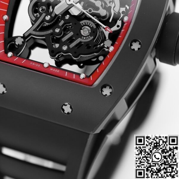 Replicas Richard Mille KV Factory - RM055 V5 Red Dial