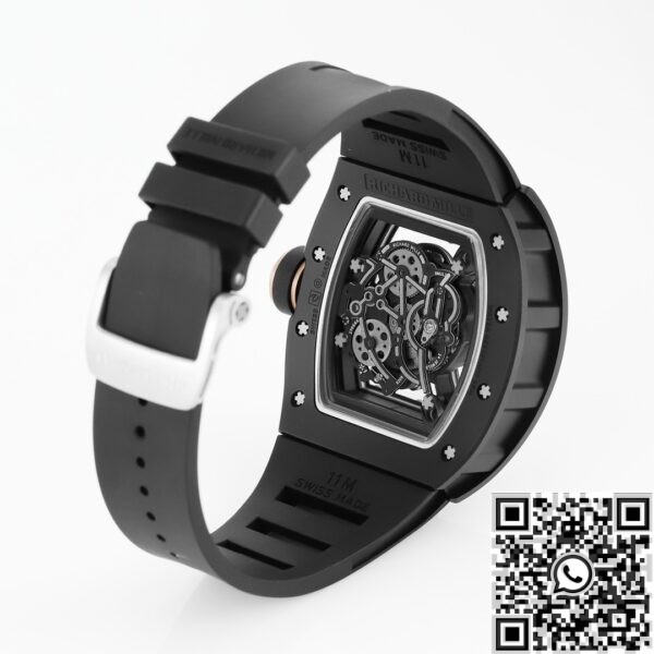 Richard Mille Fake Watches KV Factory RM055 V5 Black Ceramics