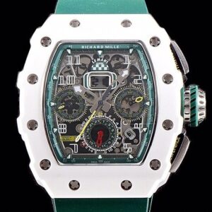 Replica Richard Mille RM011-03 - KV Factory White Ceramic Case