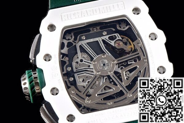 Replica Richard Mille RM011-03 - KV Factory White Ceramic Case