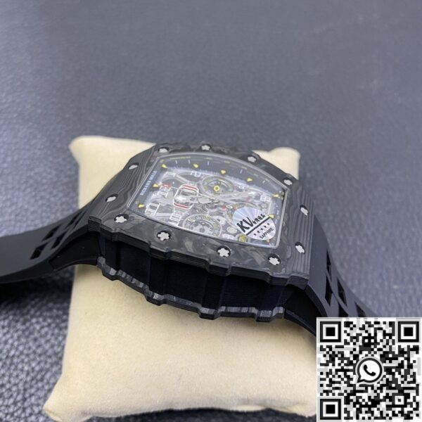 KV Factory Fake Richard Mille RM011 Carbon Fiber Watch Case