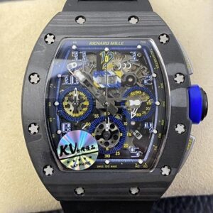 KV Factory Replica Richard Mille RM011 Blue Dial Carbon Fiber