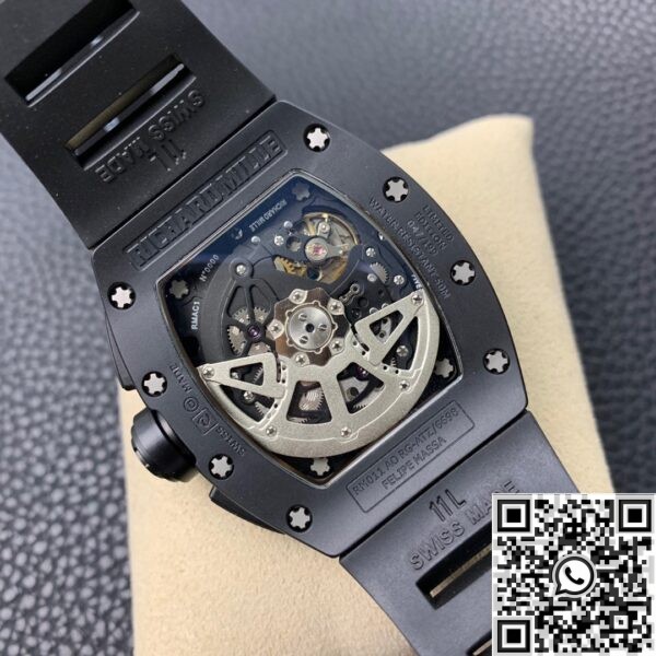 Richard Mille Super Clone KV Factory RM011 Black Ceramic Case