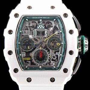 Richard Mille Super Clone KV Factory RM011 White Ceramic Case