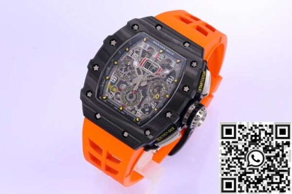 Richard Mille Watches Replica RM011 Carbon Fiber Watch Case