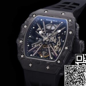 Replica Richard Mille For Sale RM011 Tourbillon Carbon Fiber