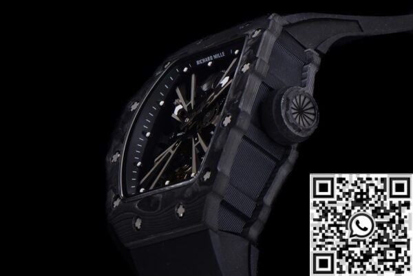 Replica Richard Mille For Sale RM011 Tourbillon Carbon Fiber