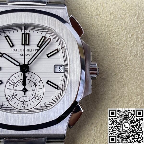 Patek Philippe Watches Replica - Nautilus 5980/1A-019 White Dia