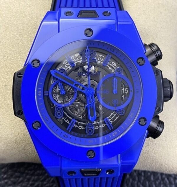 Replicated Hublot -BBF Factory Big Bang Unico Blue Ceramics