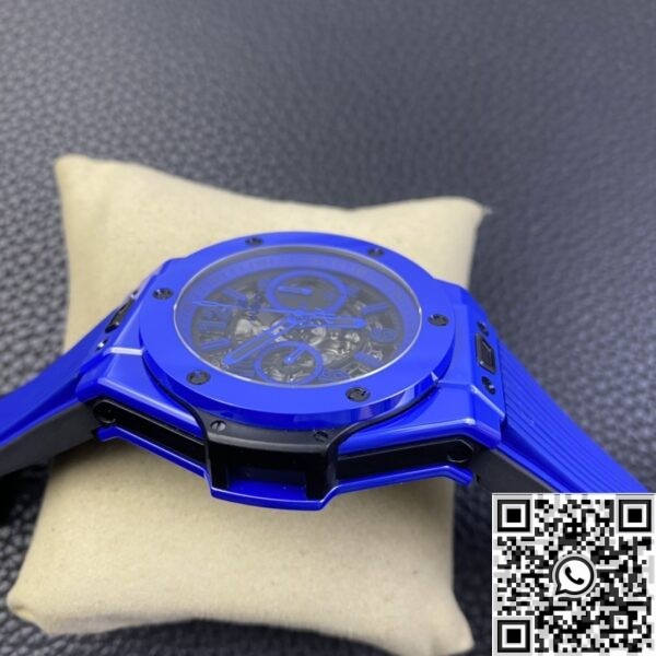 Replicated Hublot -BBF Factory Big Bang Unico Blue Ceramics