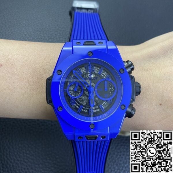 Replicated Hublot -BBF Factory Big Bang Unico Blue Ceramics