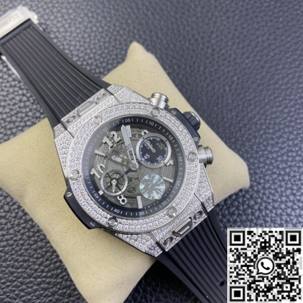 ZF Hublot Diamond Bezel BIG BANG Unico 421.NX.1170.RX.1704